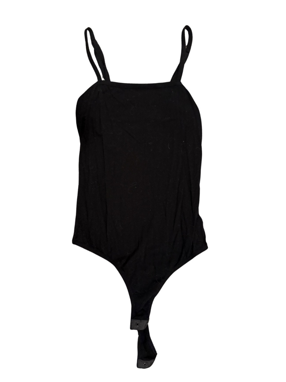 Bozzolo Black Adjustable-Strap Tank Bodysuit